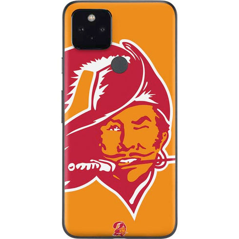 NFL Tampa Bay Buccaneers Retro Logo Google Pixel 5a Skin